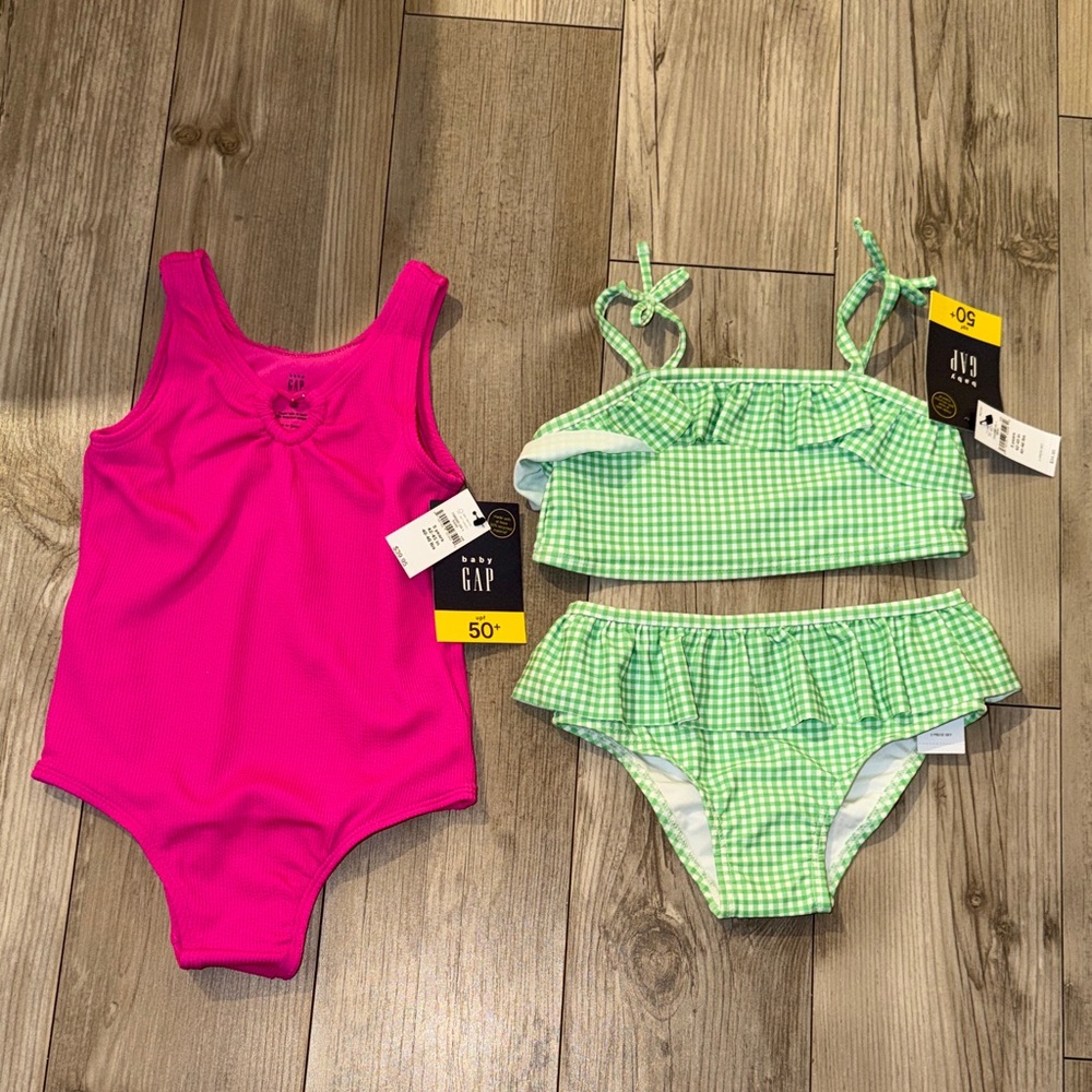GAP Kids Swimwear Set - Pink and Green